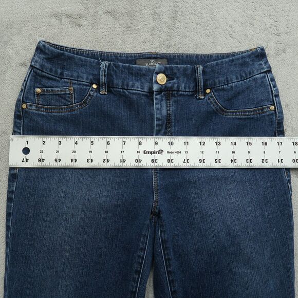 Chico's Jeans Women's Size 0 US-4 Blue Mid-Rise So Slimming Skinny 30" Inseam - Picture 6 of 16